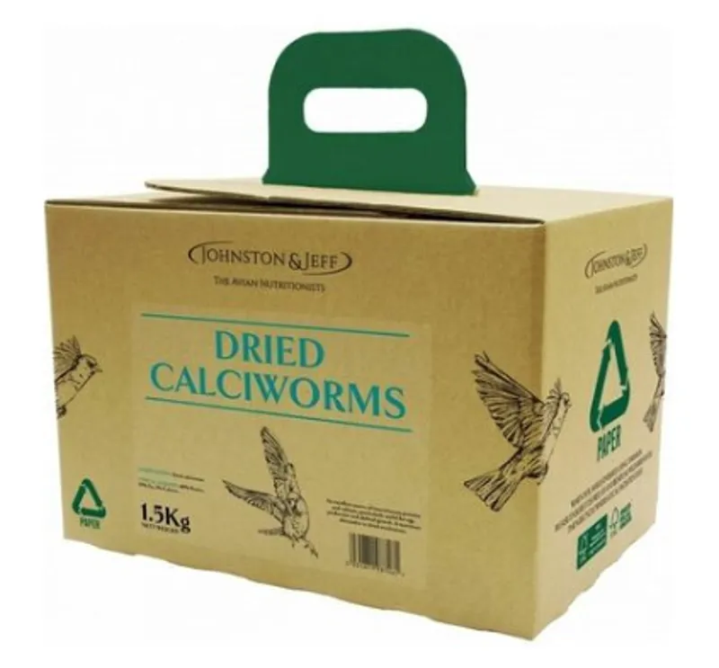 Dried Calciworms Eco-Box 1.5KG